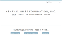 Tablet Screenshot of heniles.org